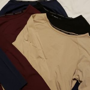 Bundle of 4 Paragon Cropped Long Sleeved Shirts